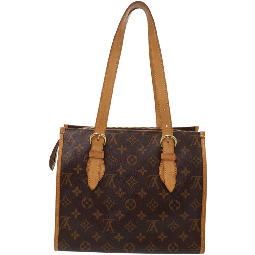 Louis Vuitton Popincourt Monogram Bag Leather Shoulder Brown
